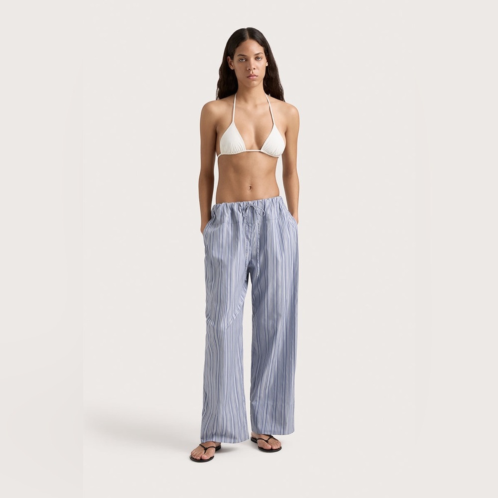 FAITHFULL the Brand Vieu Relaxed Striped Cotton Pants